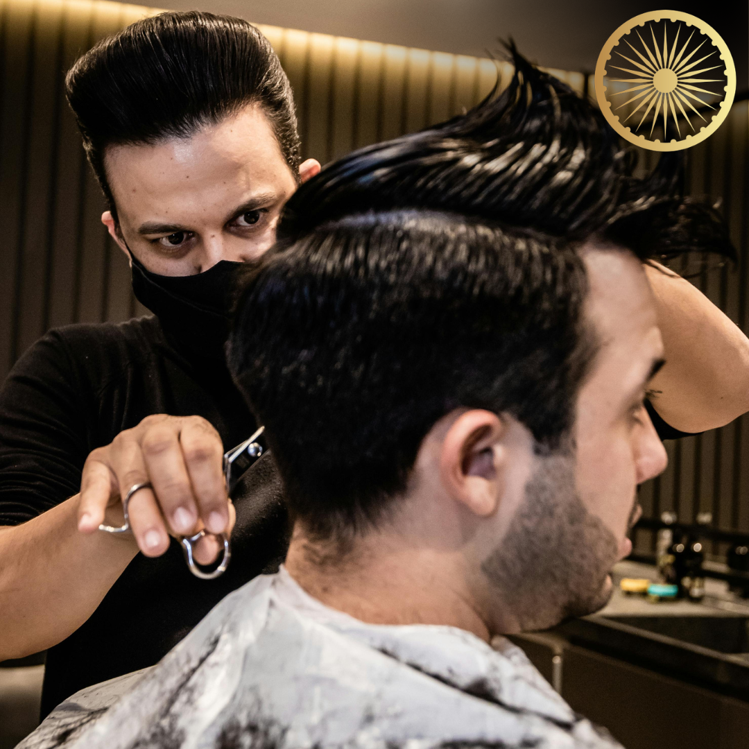 men’s haircut Mountain View