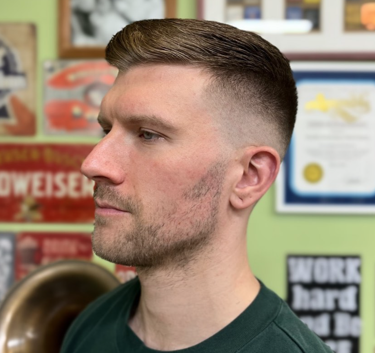 Classic Fade Haircut at Dandies